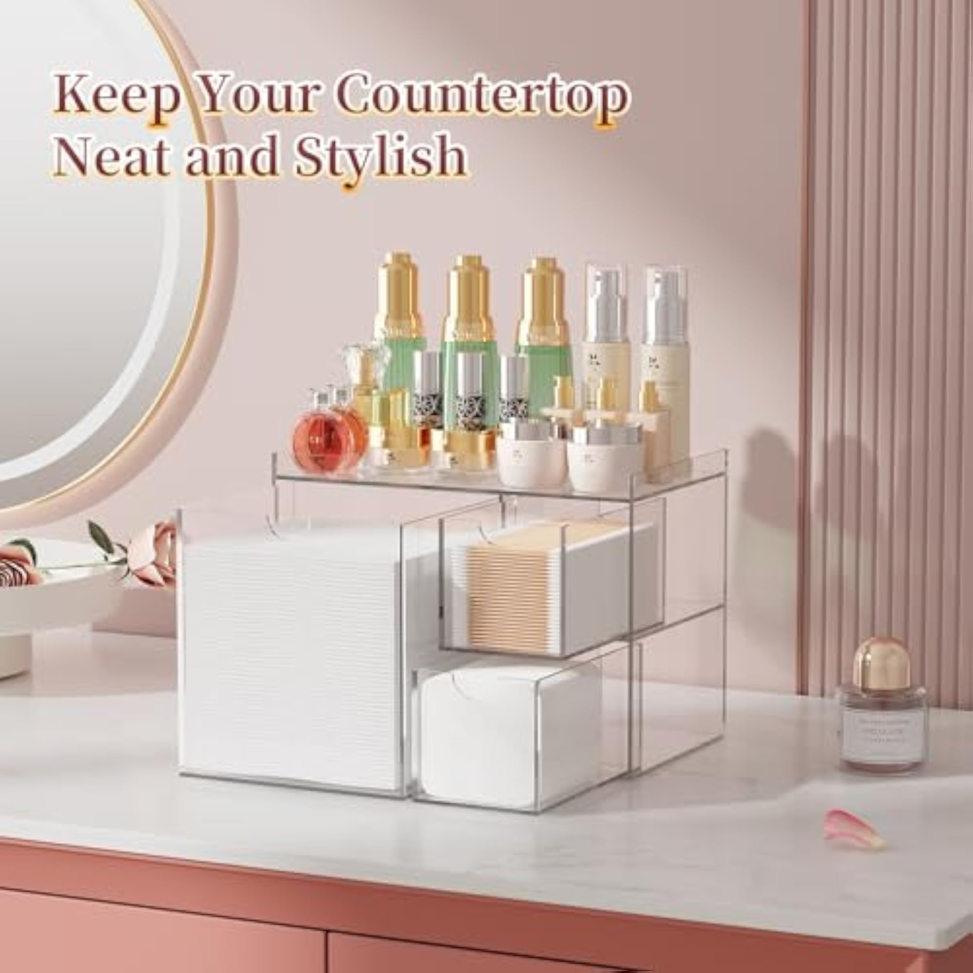 XL Disposable Towel Organizer with Drawer